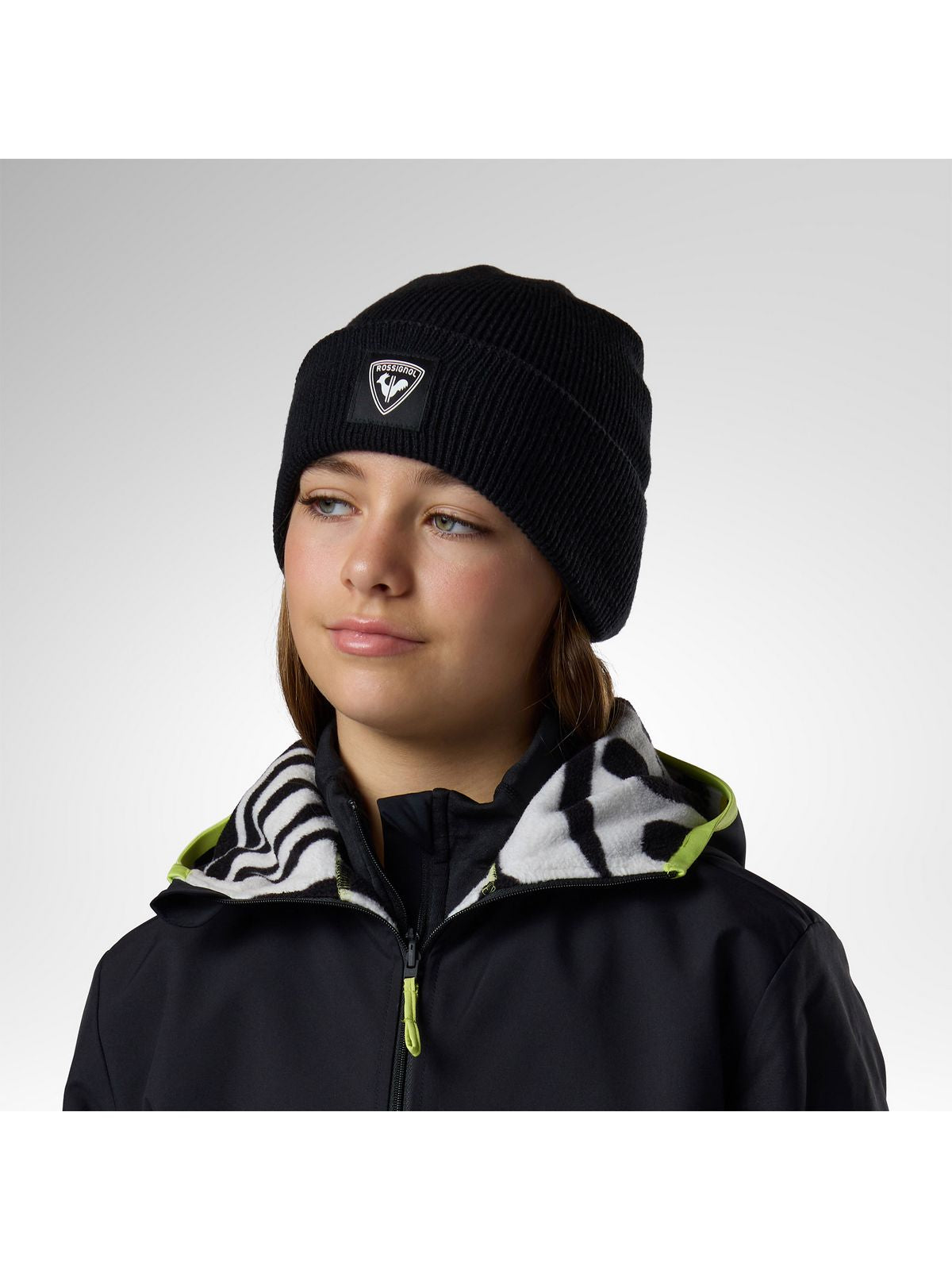 Czapka juniorska ROSSIGNOL Jr Corporate Beanie czarna