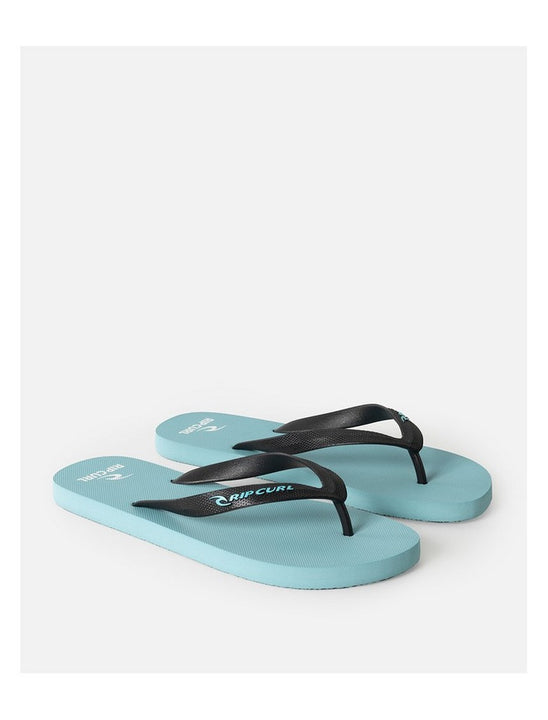 Japonki plażowe RIP CURL Brand Logo Bloom Open Toe niebieskie
