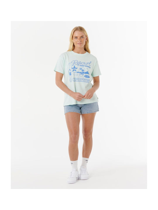 Koszulka RIP CURL SURF SUPPLY RELAXED TEE niebieska
