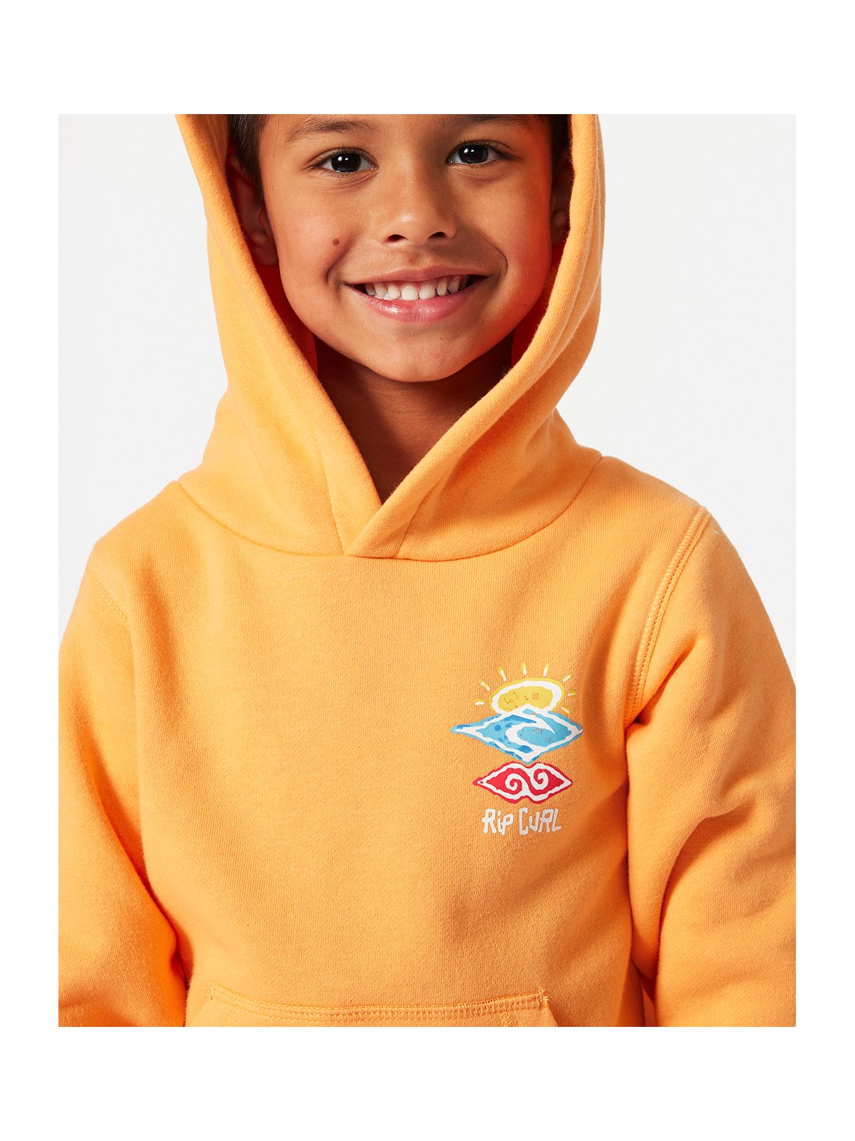 Bluza RIP CURL ICONS OF SHRED HOOD-BOY pomarańczowa - Adventure Sports