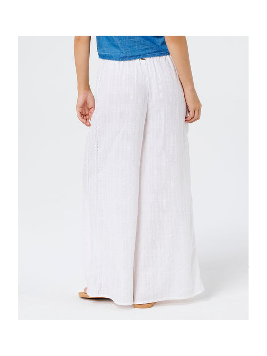 Spodnie damskie RIP CURL Catalina Islands Wide Leg Pant białe
