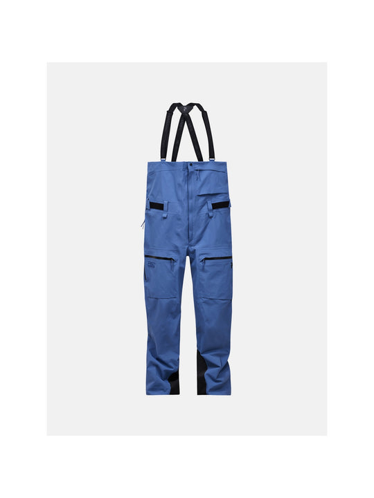 Spodnie narciarskie męskie PEAK PERFORMANCE Ridge Ace HIPE ACE 3L Shell Bib Pants niebieskie
