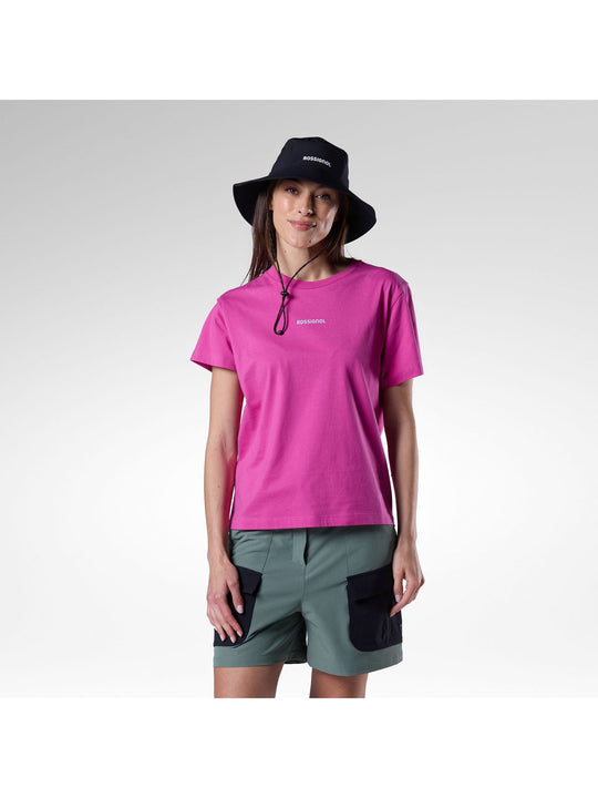 Koszulka damska ROSSIGNOL W Graphic Waterfall Tee różowa
