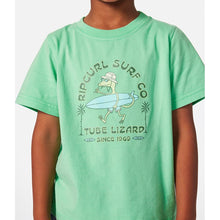 Koszulka RIP CURL Grom Energy Lizard Tee - Boy zielony
