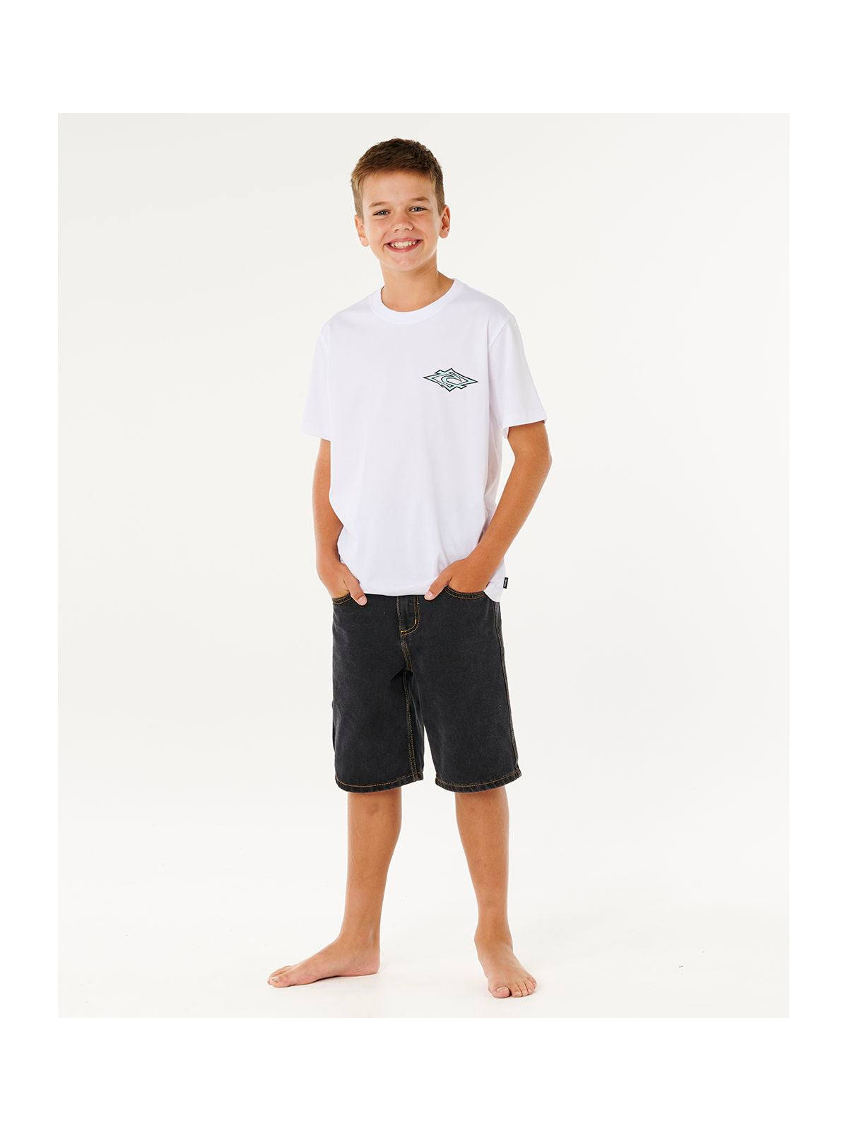 Koszulka chłopięca RIP CURL Hazey Days Tee-Boy biała