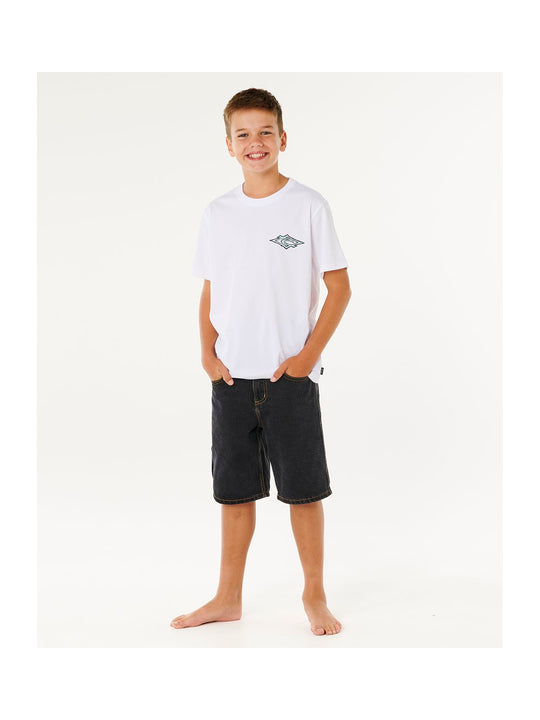 Koszulka chłopięca RIP CURL Hazey Days Tee-Boy biała
