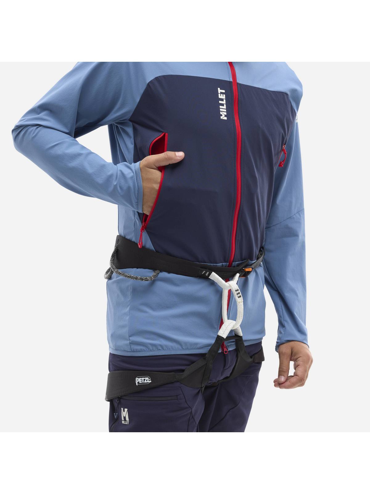 Kurtka MILLET FUSION XCS HOODIE M niebieski - Adventure Sports