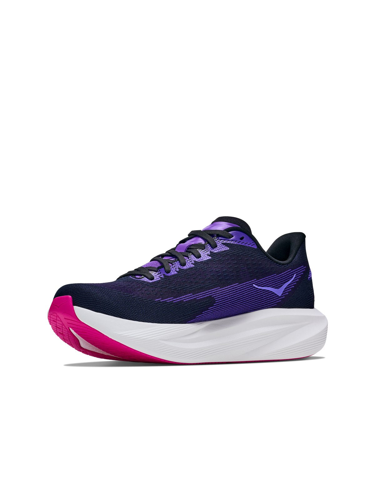 BUTY do biegania męskie HOKA M MACH 7 czarno fioletowe