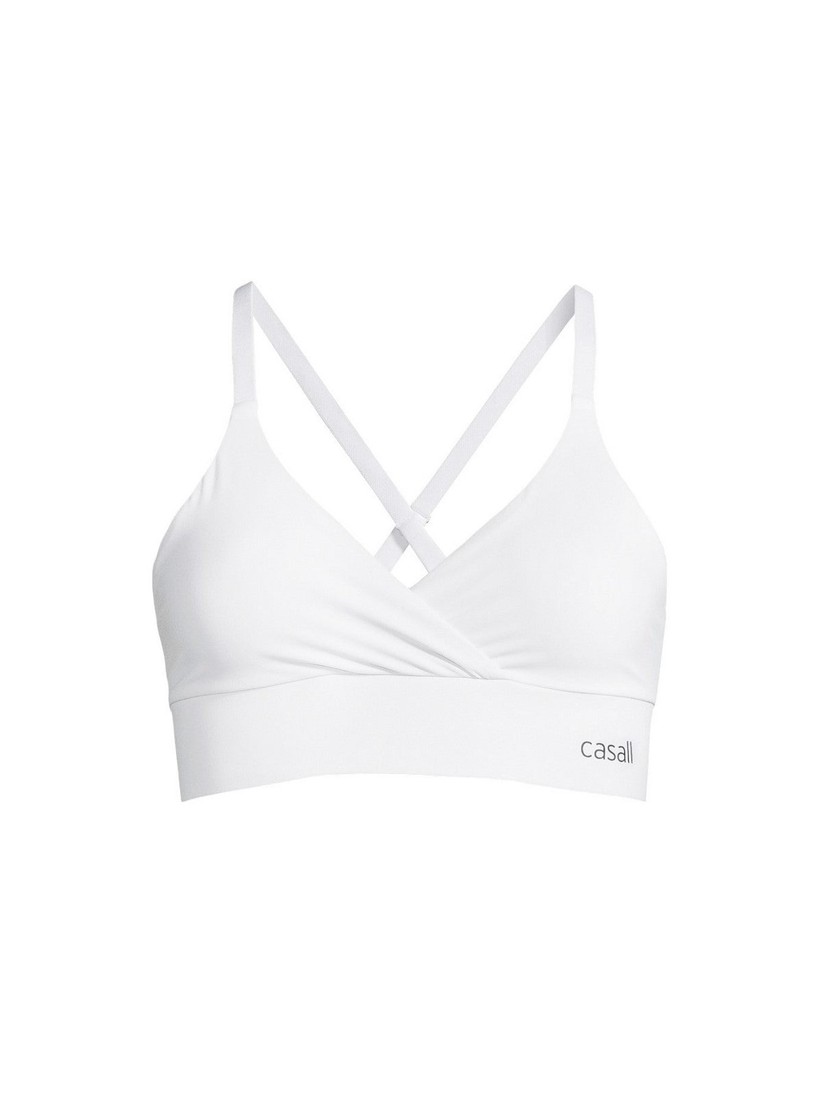 Stanik treningowy CASALL Wrap Sports Bra biały