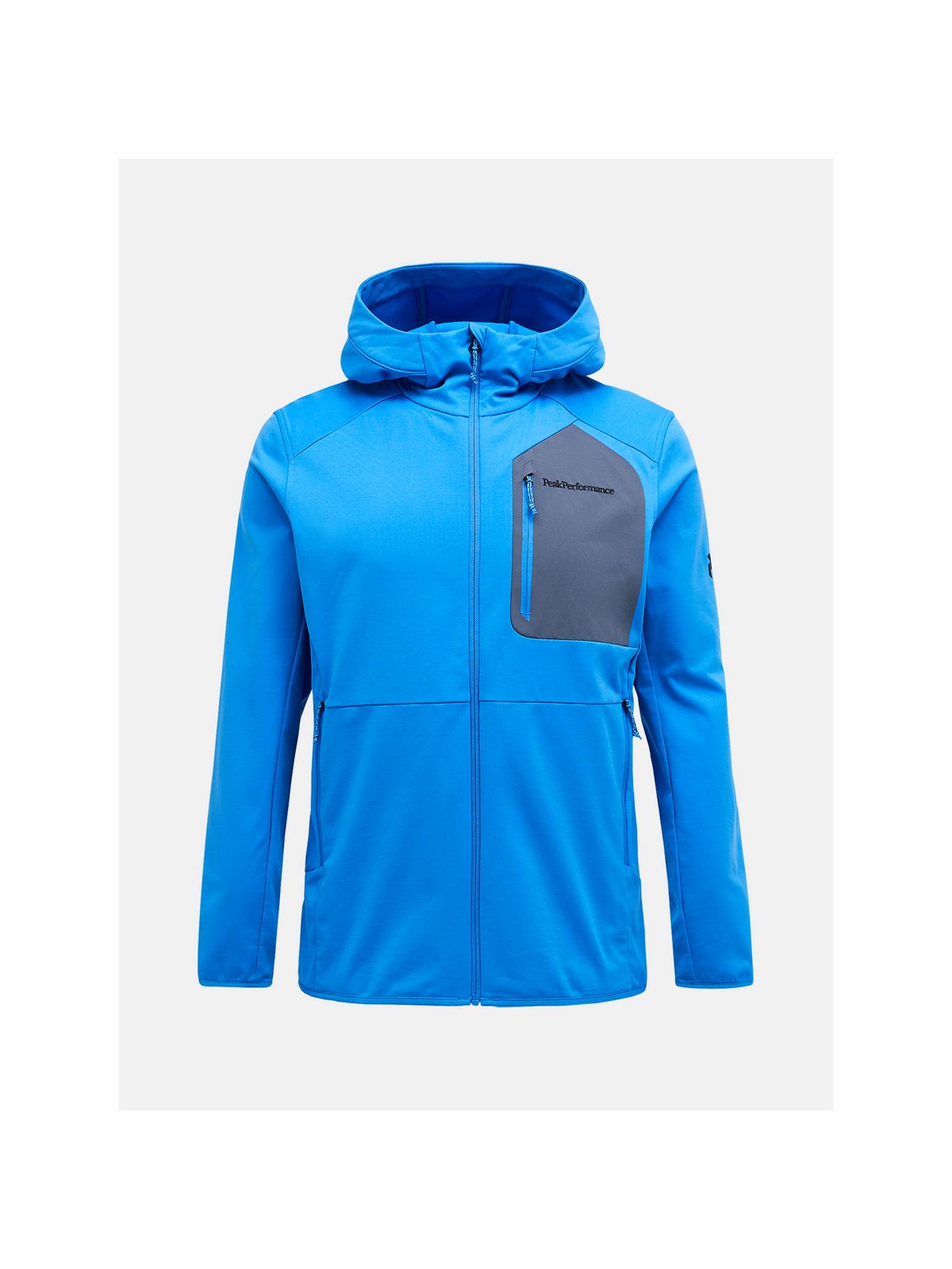 Bluza PEAK PERFORMANCE M Utility Light Zip Hood niebieski
