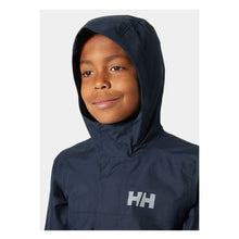 Kurtka dziecięca HELLY HANSEN Jr Vancouver Rain Jacket granatowa
