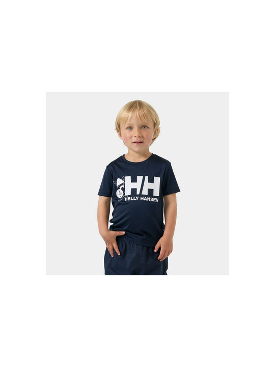 Koszulka dziecięca HELLY HANSEN K Hh Tech Graphic T-Shirt granatowa
