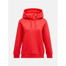 Bluza PEAK PERFORMANCE Original Small Logo Hood Women czerwony - Adventure Sports

