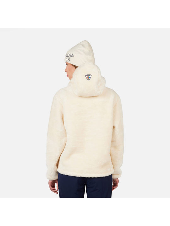 Bluza damska ROSSIGNOL W JCC VALDIZ FLEECE biały
