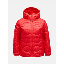 Kurtka puchowa damska PEAK PERFORMANCE Helium Down Hood Jacket Women czerwony
