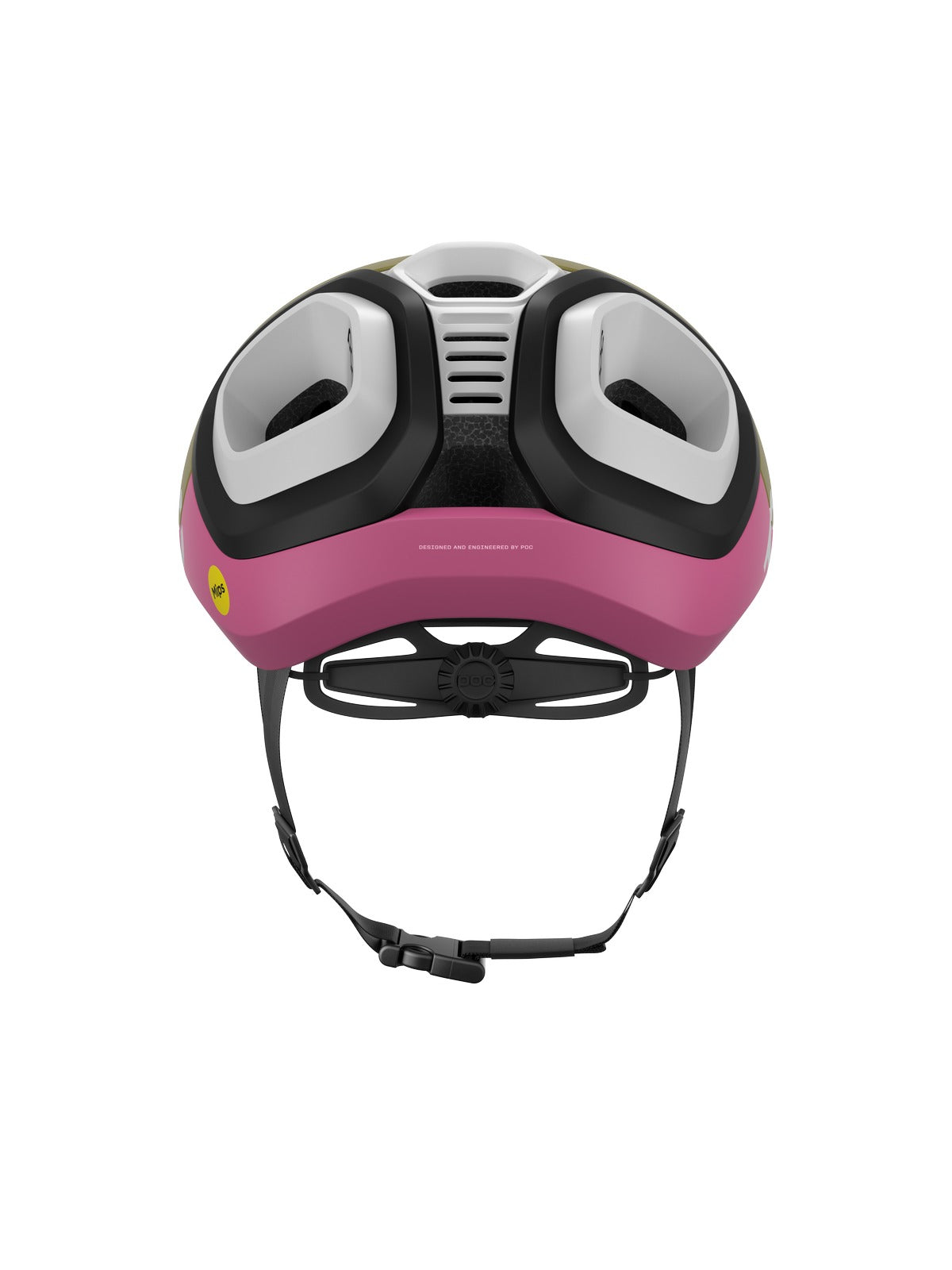 Kask rowerowy POC Amidal oliwkowo różowy