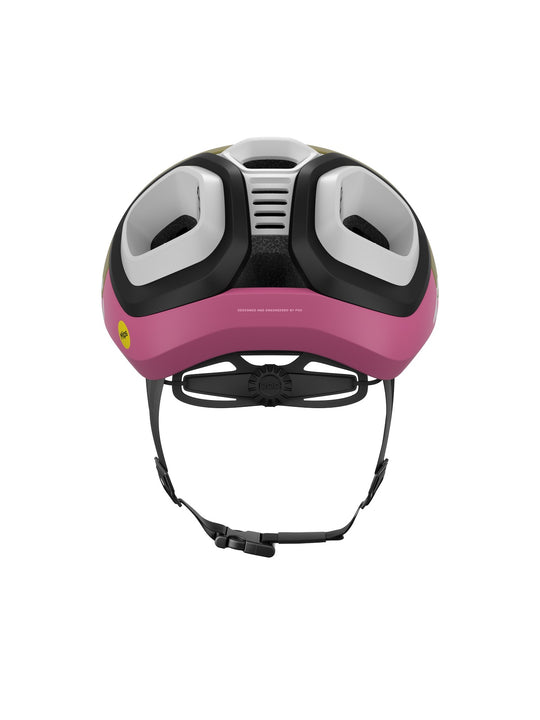 Kask rowerowy POC Amidal oliwkowo różowy
