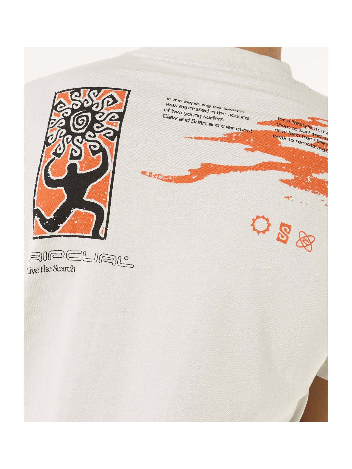 Koszulka RIP CURL Search Dawn Tee szary