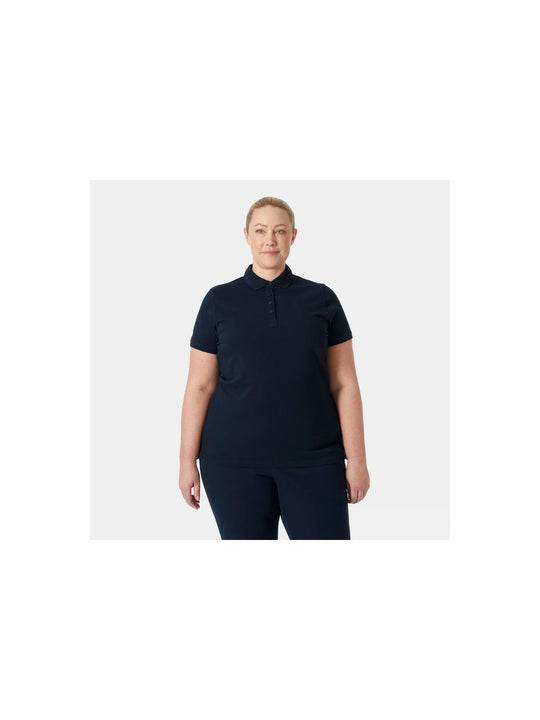 Koszulka HELLY HANSEN W Crew Pique 2 Polo granatowy - Adventure Sports

