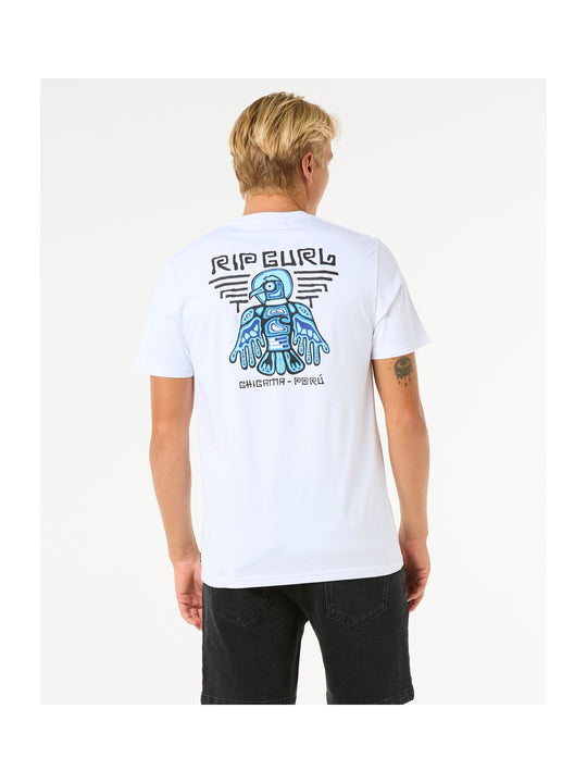 Koszulka RIP CURL Desti Animals Tee biały
