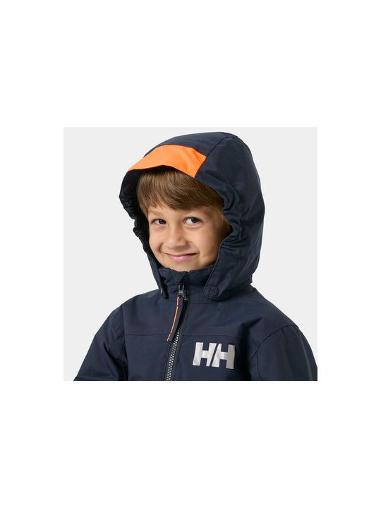 Kombinezon dziecięcy HELLY HANSEN K Rider 3.0 Ins Suit kolor granatowy
