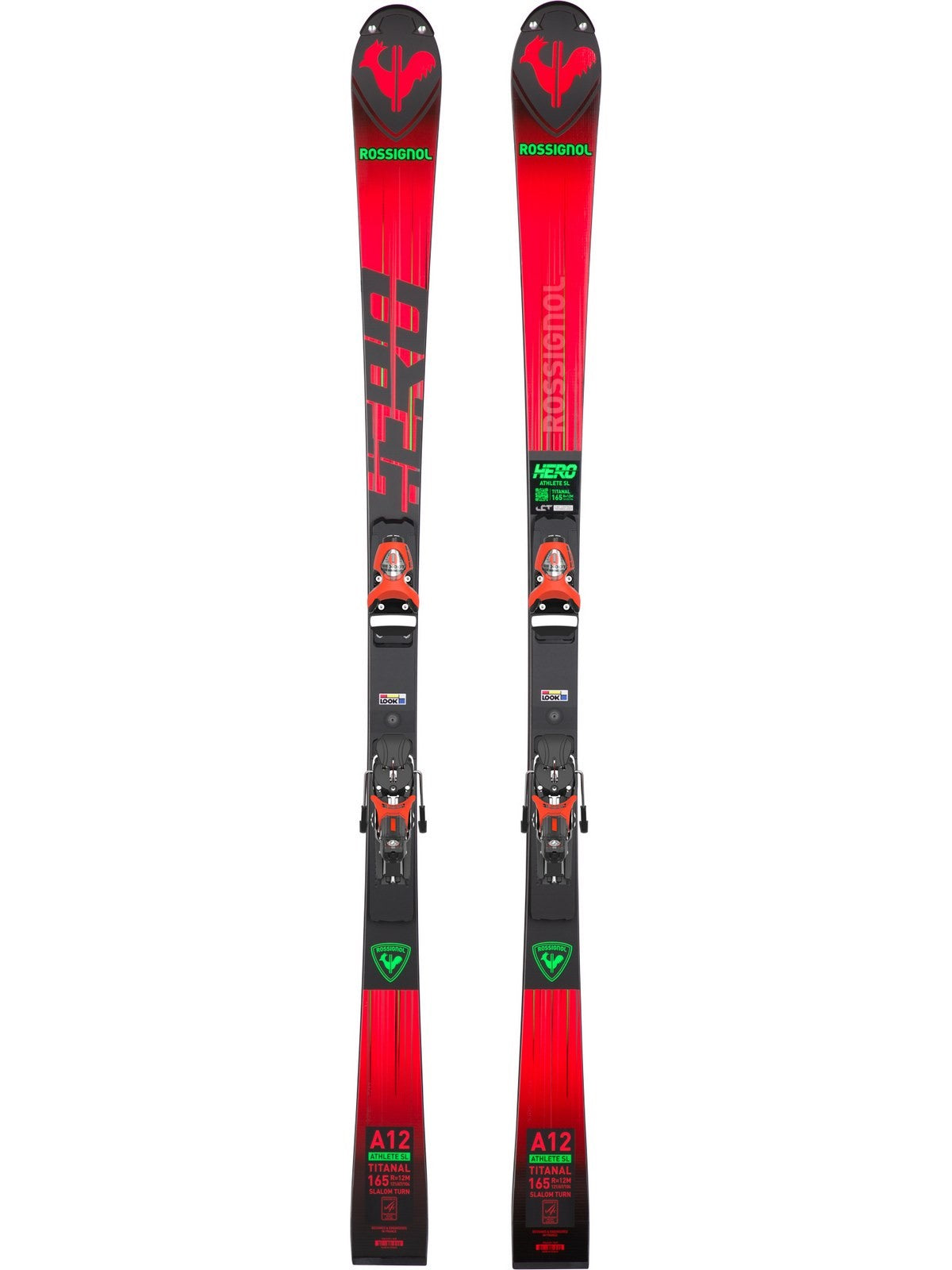 Narty ROSSIGNOL HERO FIS SL Factory 165 (R22) + wiązania LOOK PX18 Rockerace - Adventure Sports