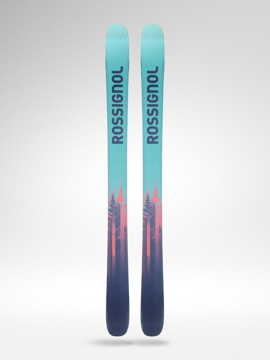 Narty ROSSIGNOL Sender 110 + wiązania LOOK Pivot 2.0 15 Gw B115 Bluesteel
