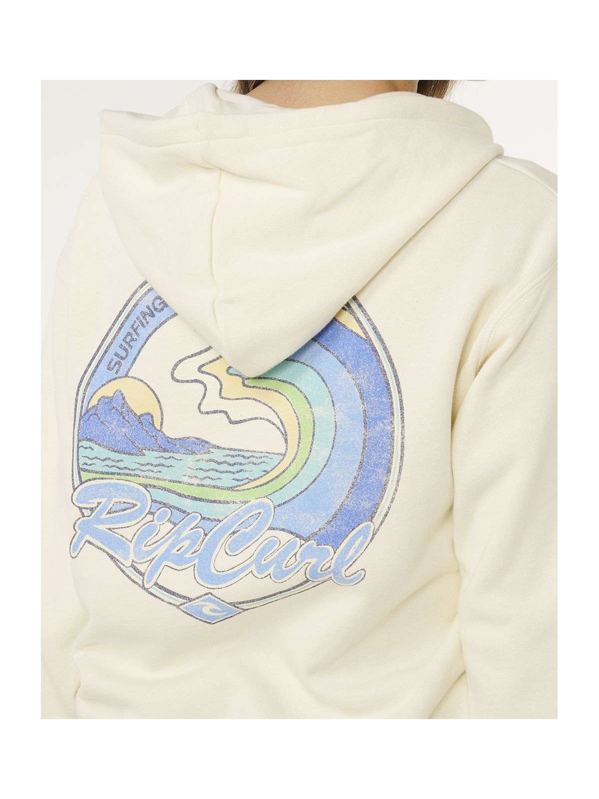 Bluza damska RIP CURL Lay Day Relaxed Zip Through beżowa