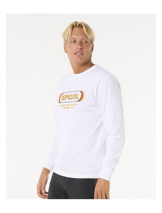 Koszulka z filtrem UV RIP CURL Icons Of Surf Upf L/S biała
