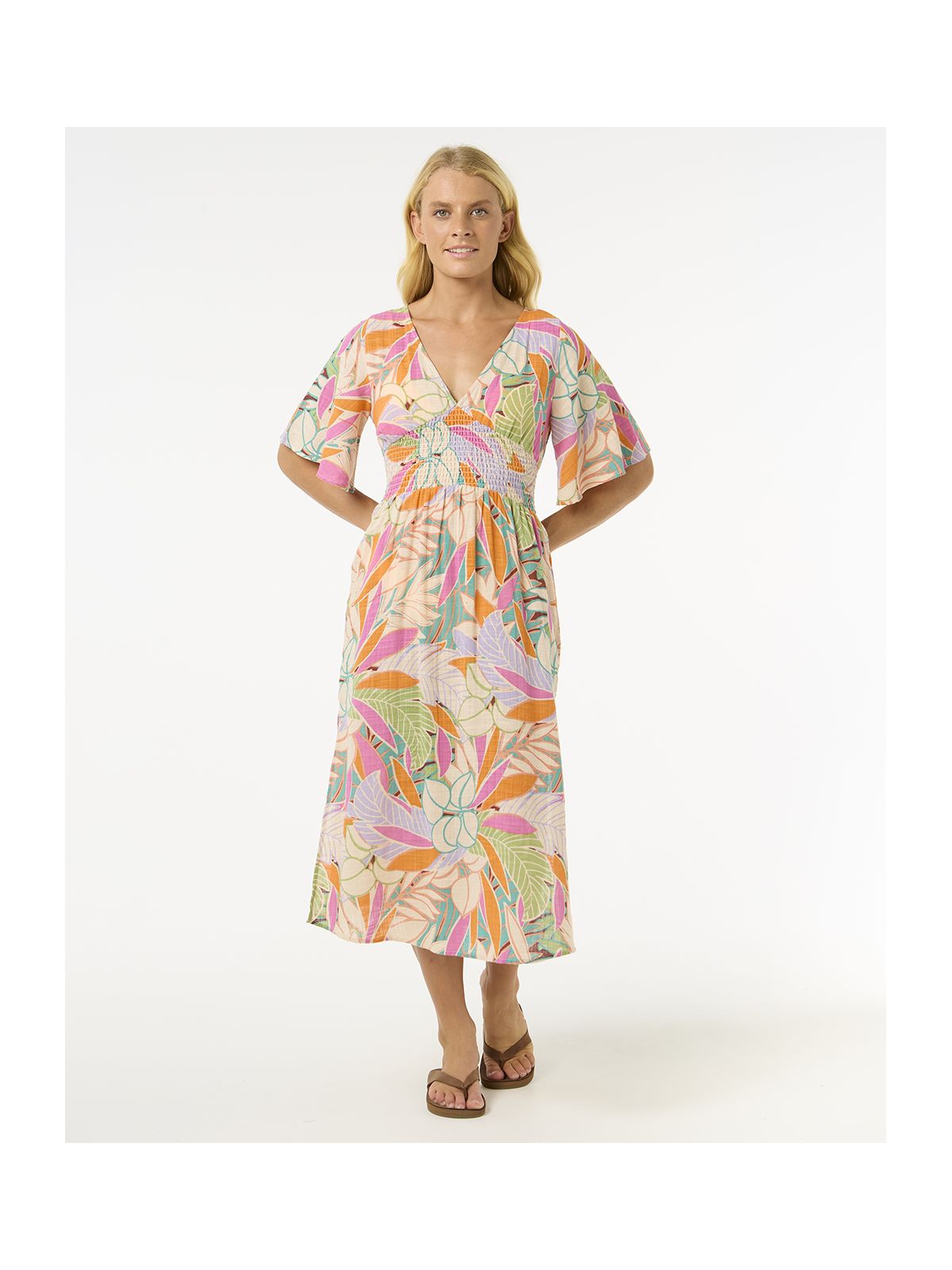 Sukienka RIP CURL Cala Vadella Midi Dress
