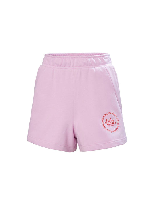 Szorty HELLY HANSEN W Core Sweat Shorts różowy
