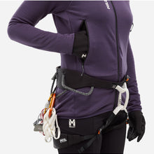 Bluza MILLET W FUSION GRID HOODIE fioletowa
