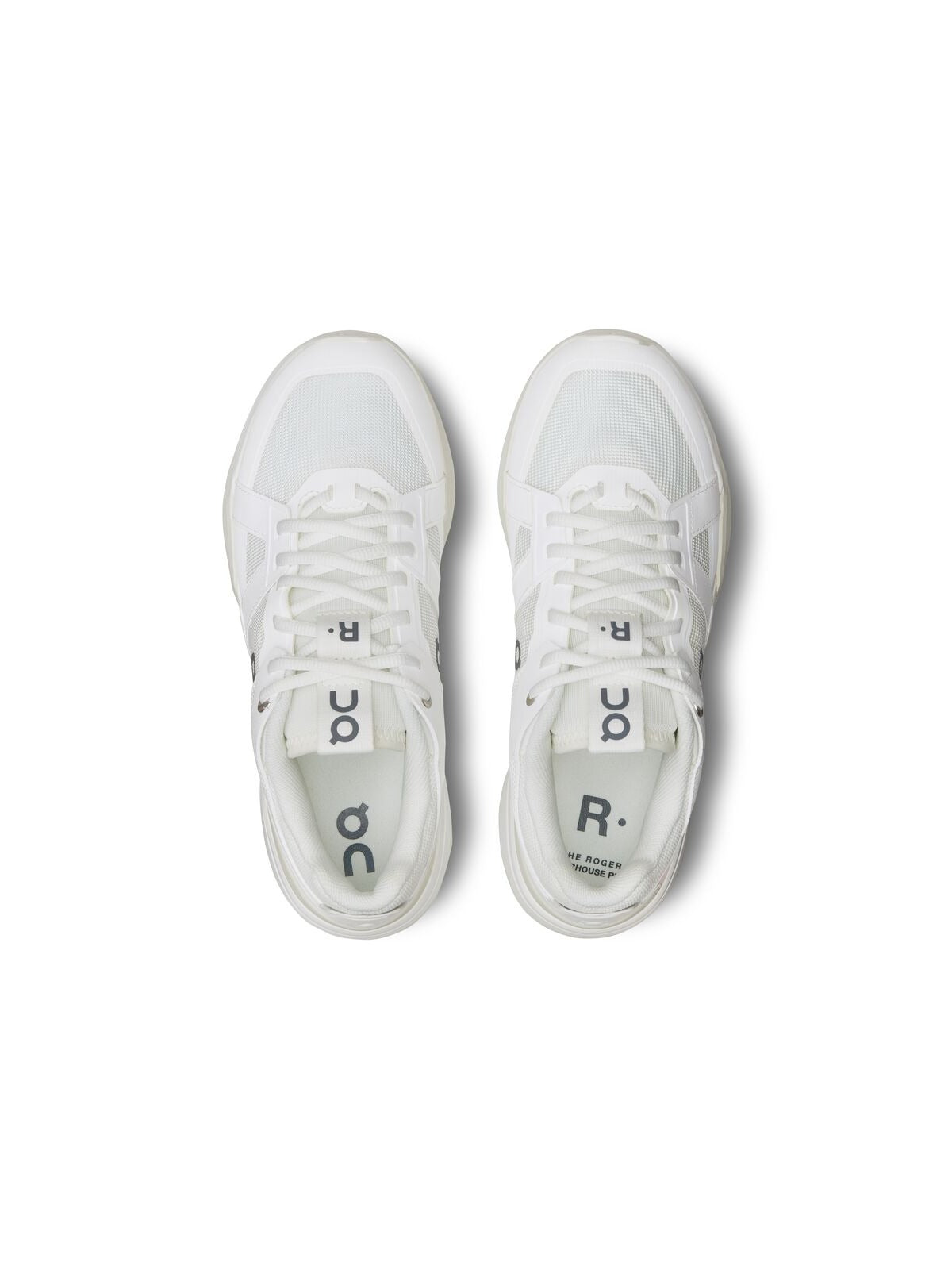 Buty do gry w tenisa damskie On THE ROGER Clubhouse Pro biały