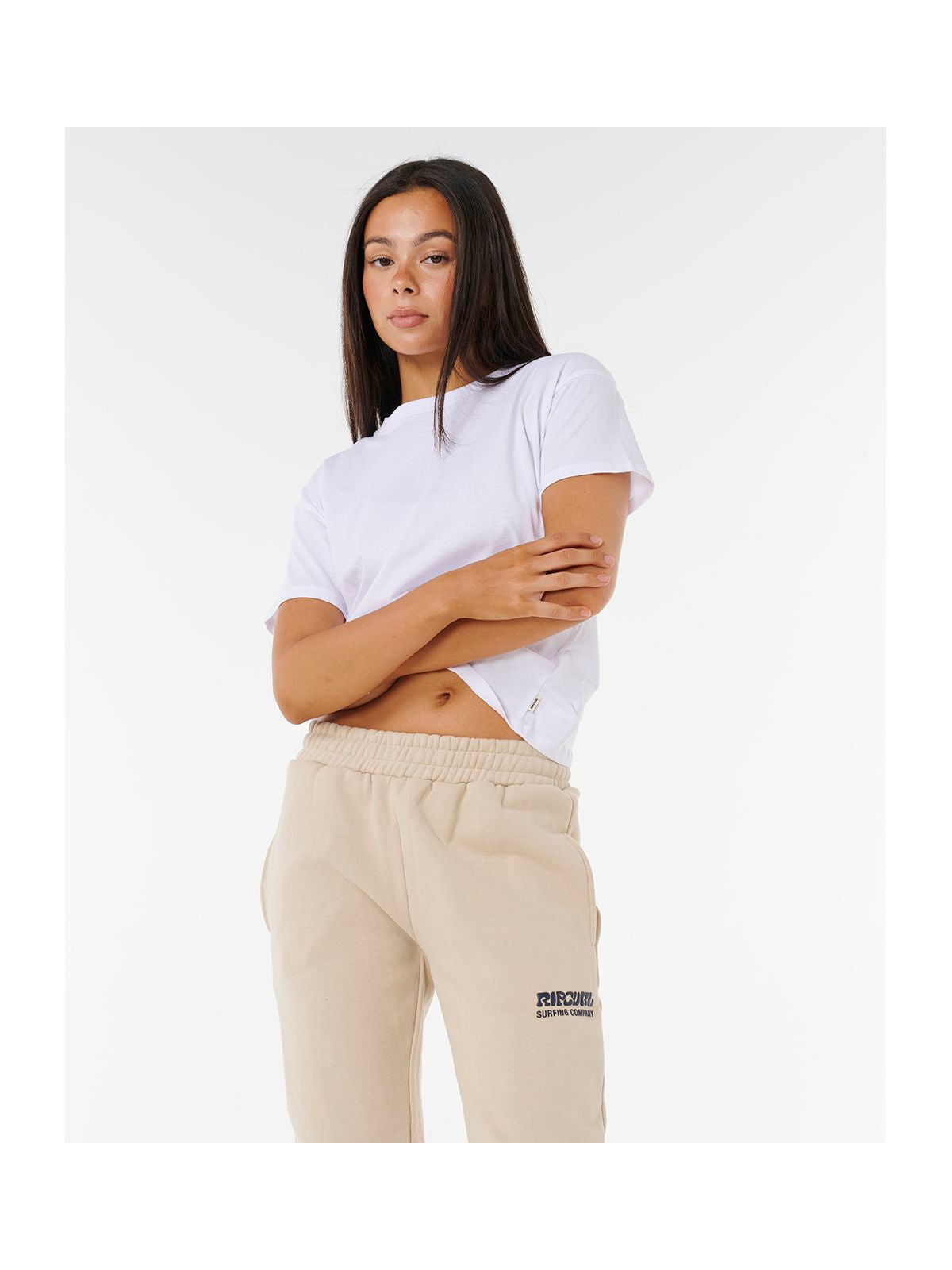 Spodnie RIP CURL SURF PUFF TRACK PANT beżowe
