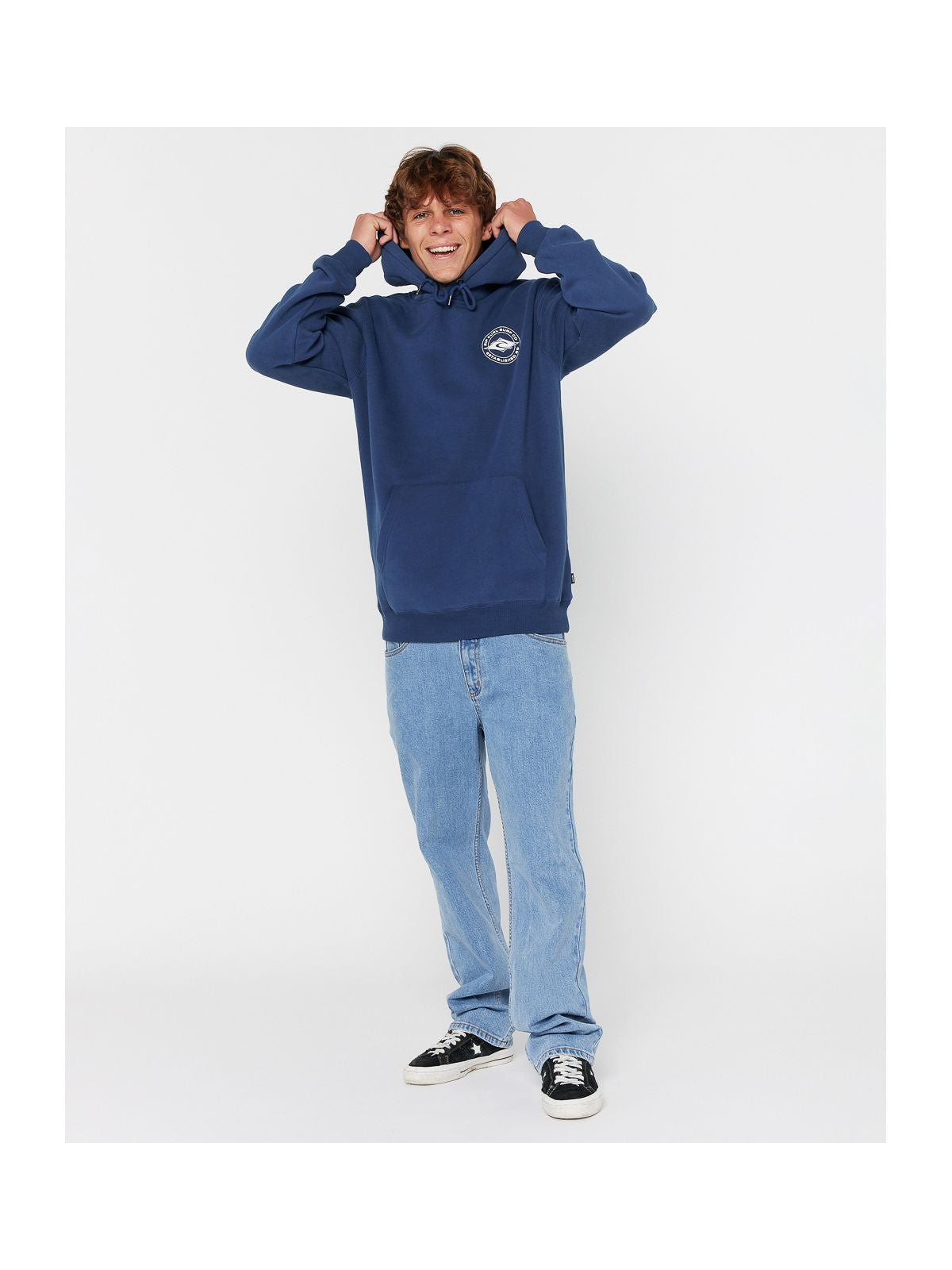 Bluza RIP CURL STAPLE HOOD granatowa