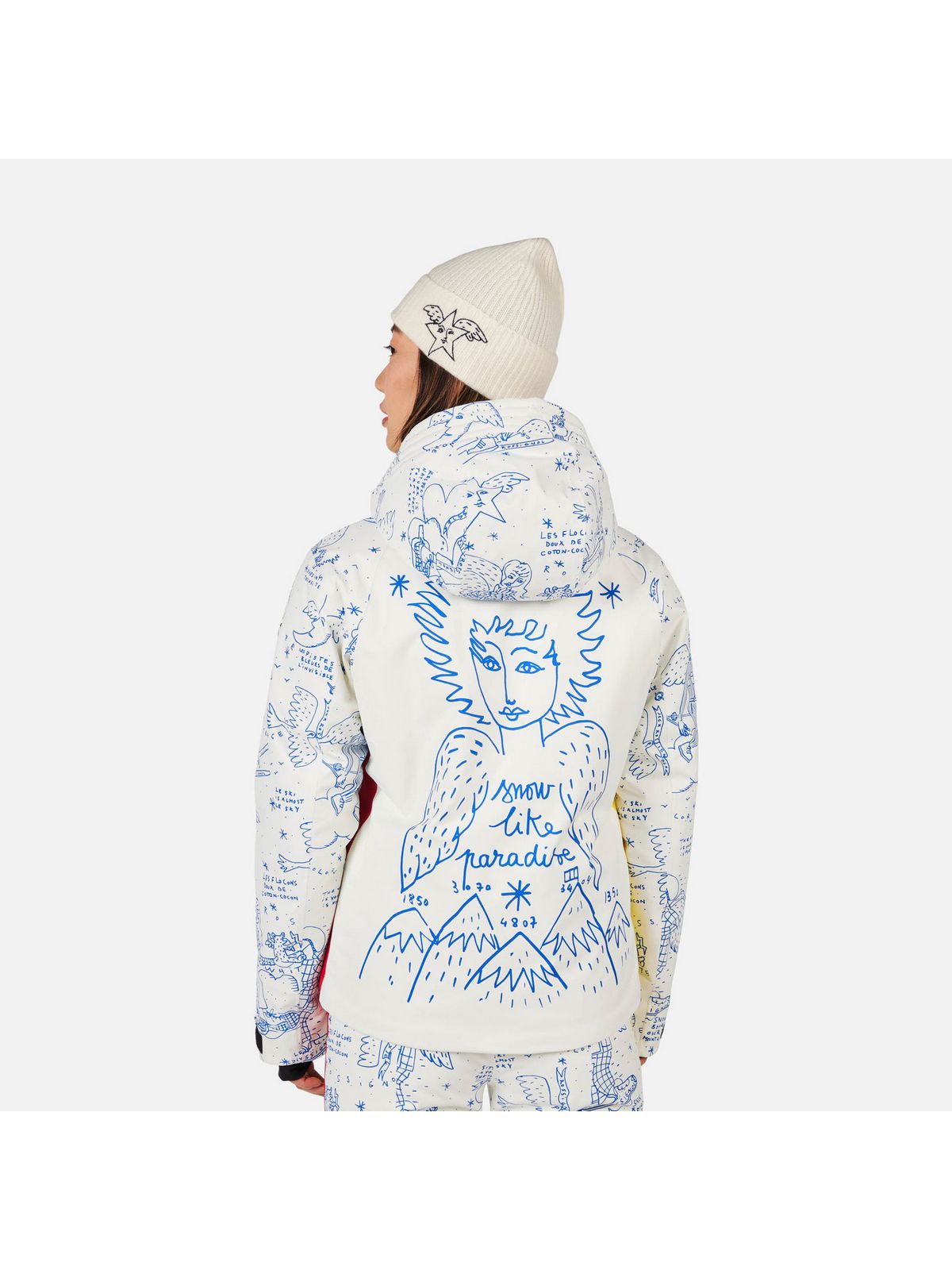 Kurtka narciarska damska ROSSIGNOL W JCC SUBLIM JKT biały