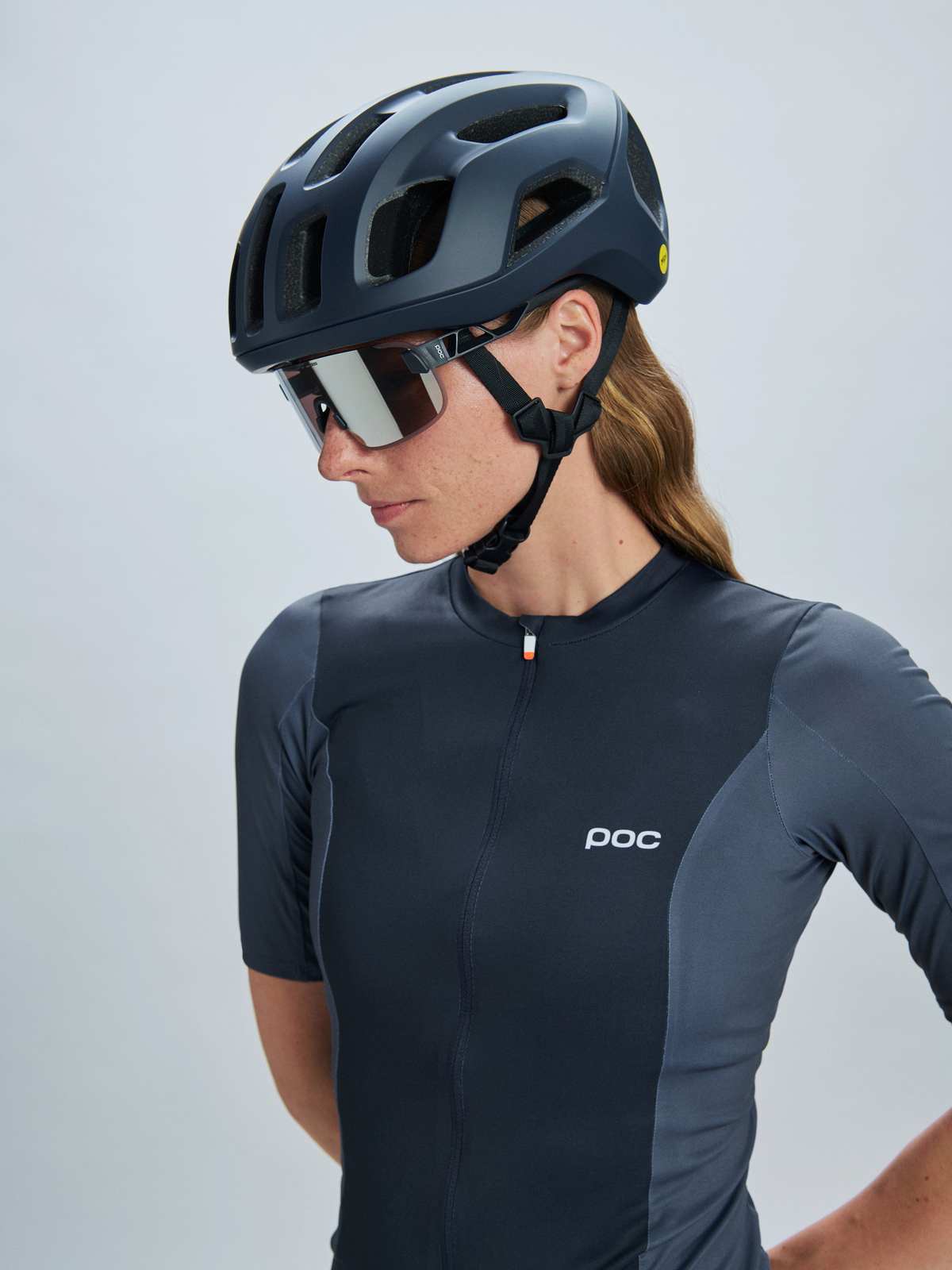 Kask rowerowy POC Ventral Air Wide Fit MIPS granatowy