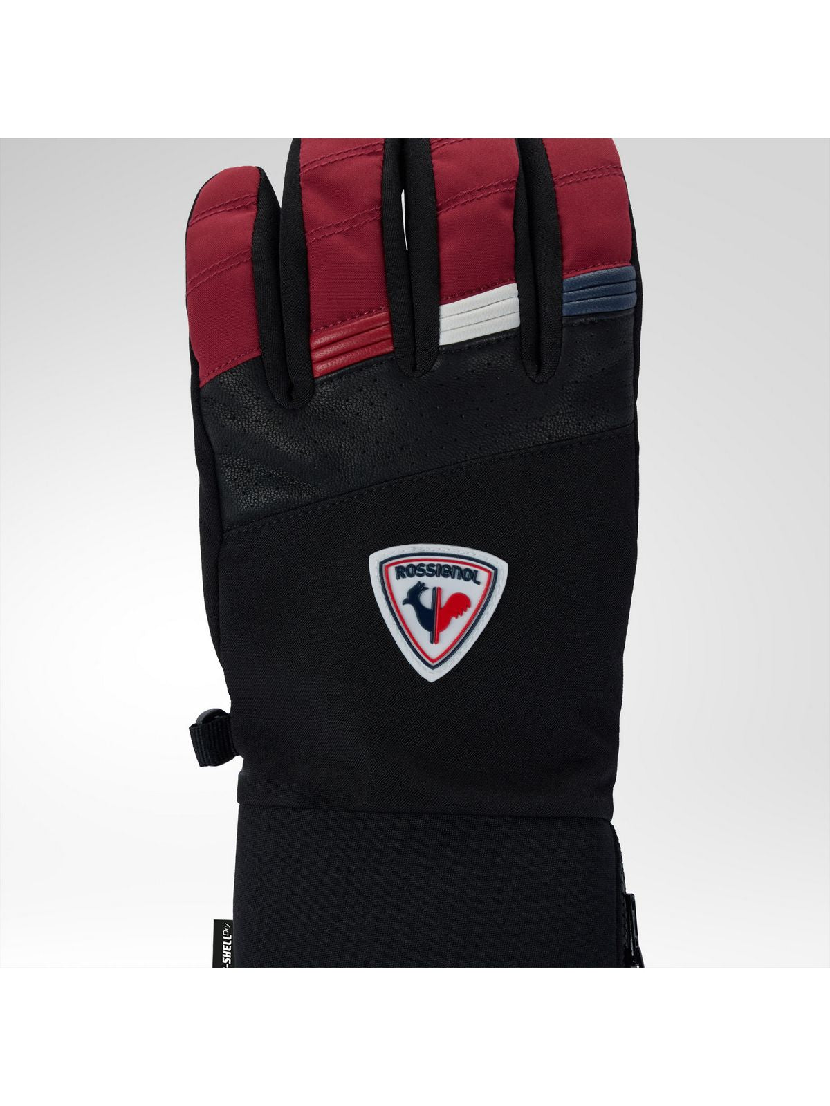 Rękawice narciarskie męskie ROSSIGNOL M Strato Ski Gloves R-Shell Dr bordowe