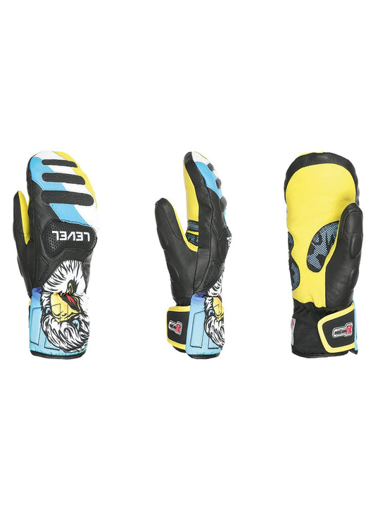 Rękawice narciarskie LEVEL SQ JR CF Mitt PK Rainbow
