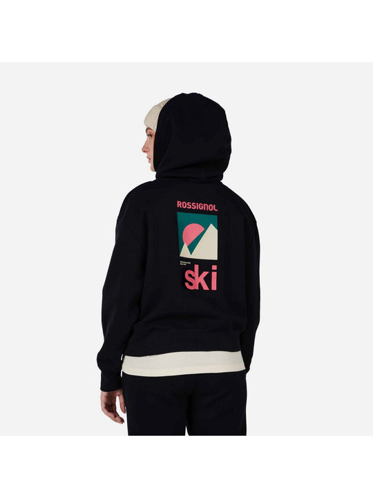 Bluza damska ROSSIGNOL W WATERFALL H RELAX SWEATSHIRT czarna
