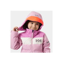 Kurtka narciarska dziecięca HELLY HANSEN K Vertical Ins Jacket kolor różowy
