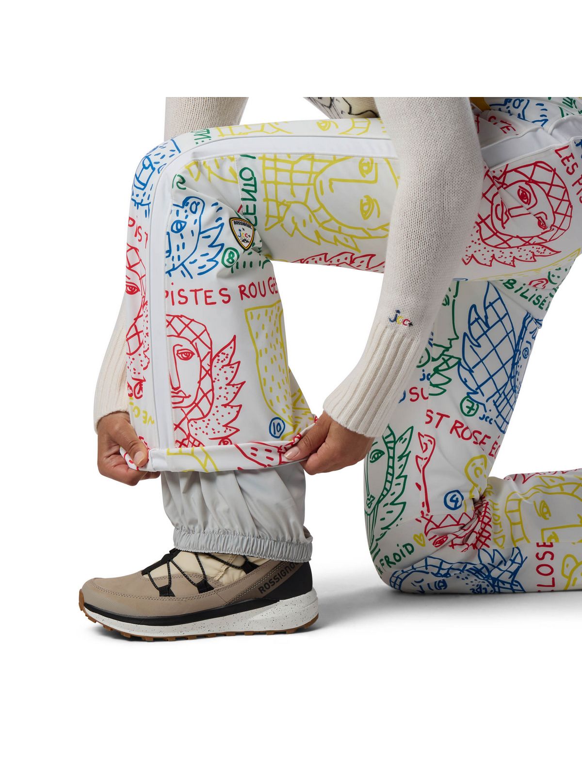 Spodnie narciarskie damskie ROSSIGNOL W Jcc Seasonal Ski Pant multikolor