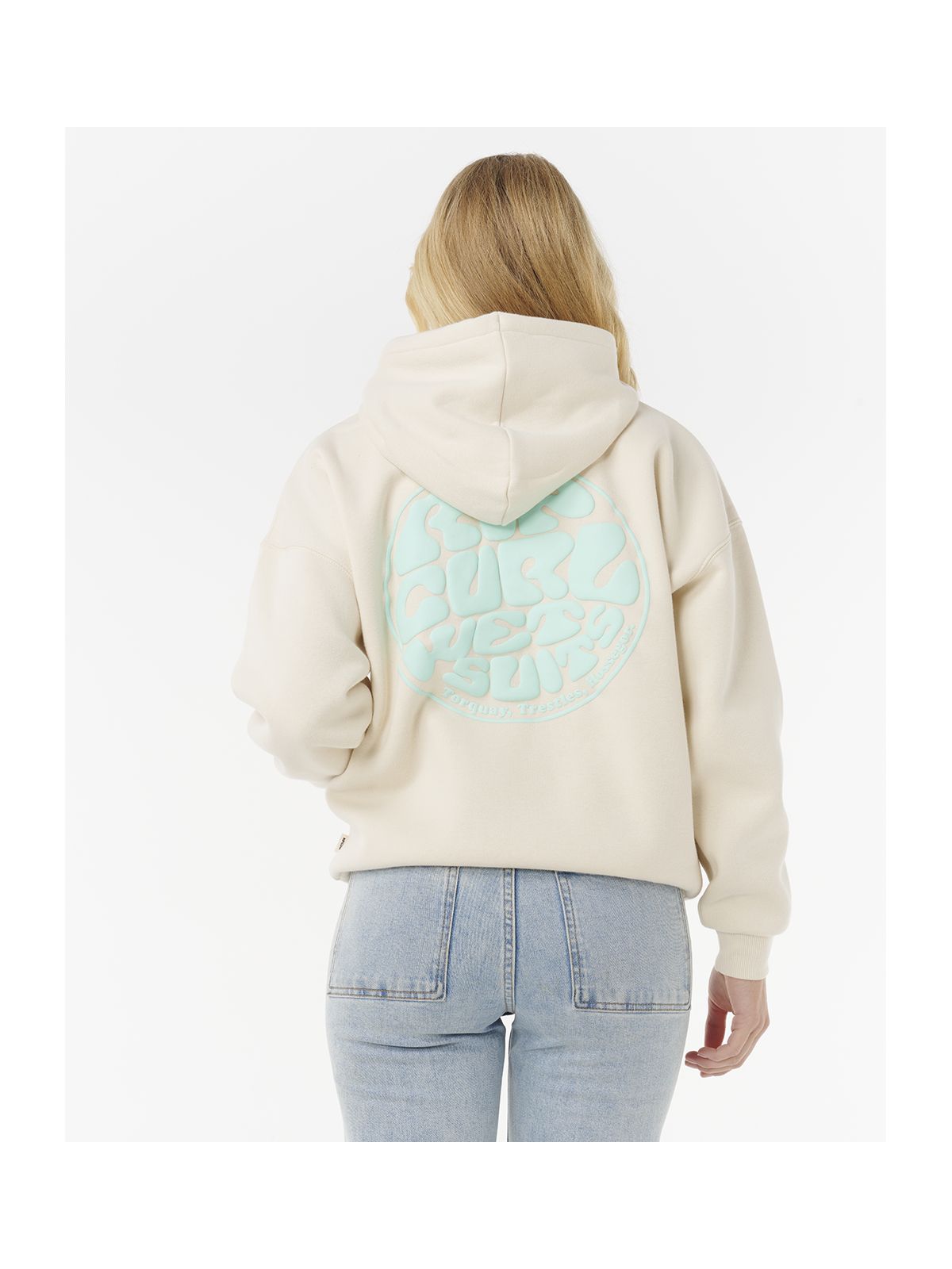 Bluza RIP CURL Icons Of Surf Heritage Hood beżowa