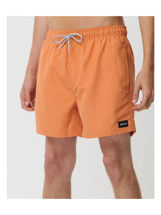 Boardshorty męskie RIP CURL Offset 15 Volley pomarańczowe
