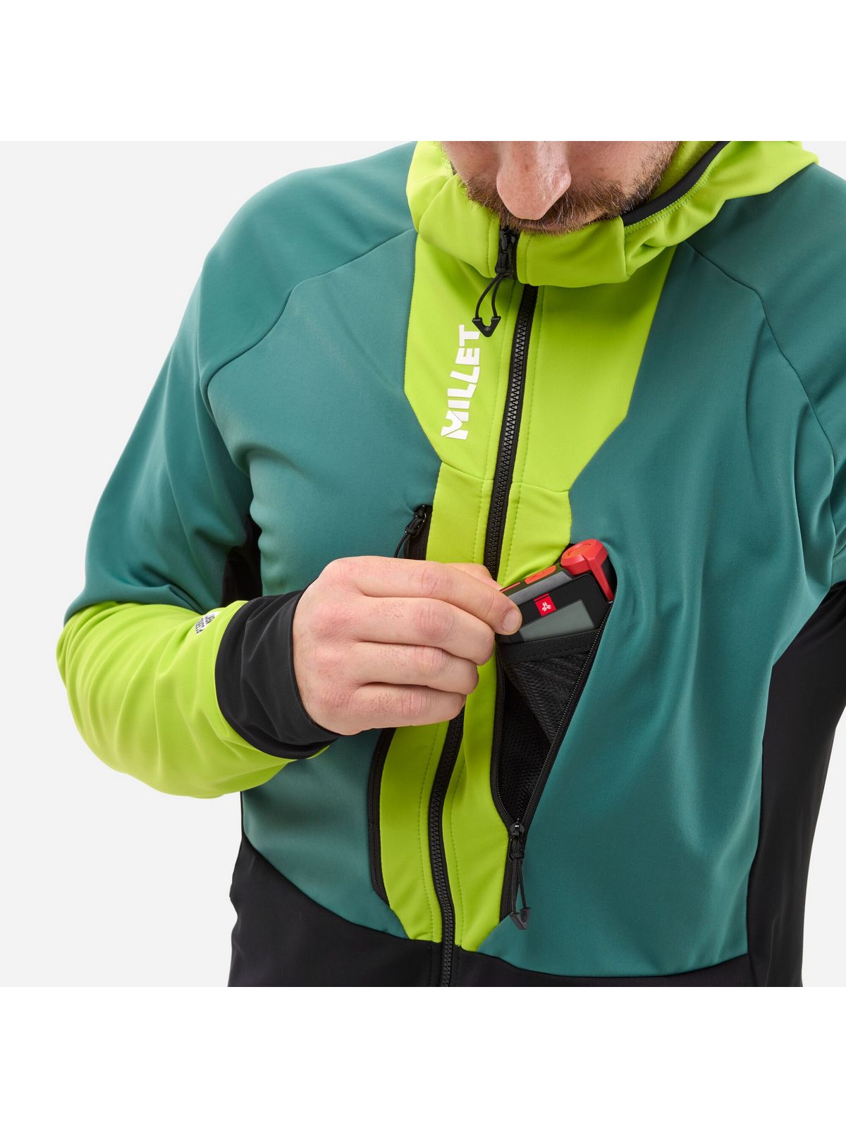 Kurtka narciarska męska MILLET M PIERRAENT HOODIE czarna