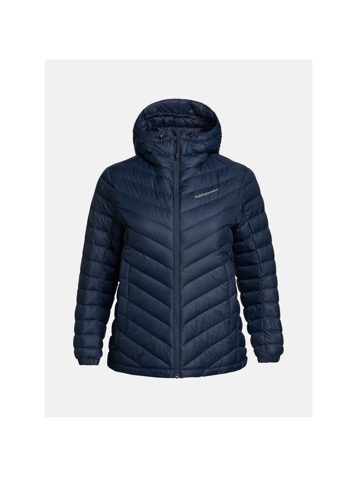 Kurtka puchowa Peak Performance W Frost Down Hood Jacket niebieski