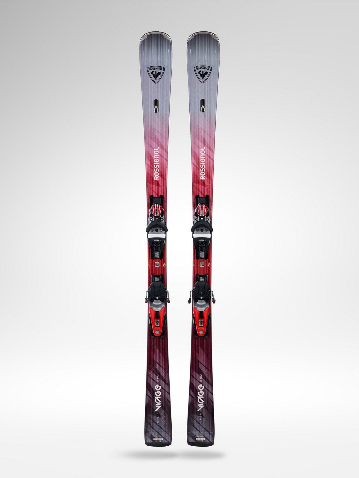 Narty ROSSIGNOL Super Virage VII Multi + wiązania LOOK Nx 12 Konect Gw B80 Silver Red
