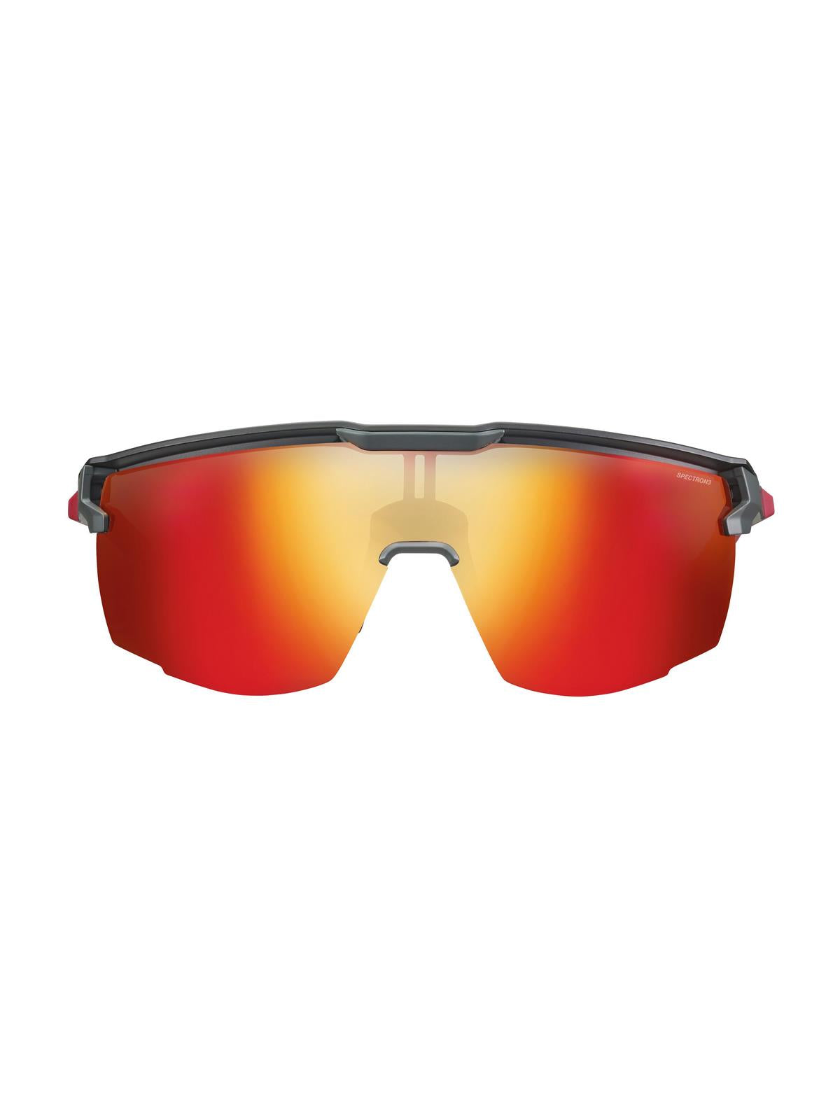 Okulary JULBO ULTIMATE - czarny/czerwony | Spectron Cat 3