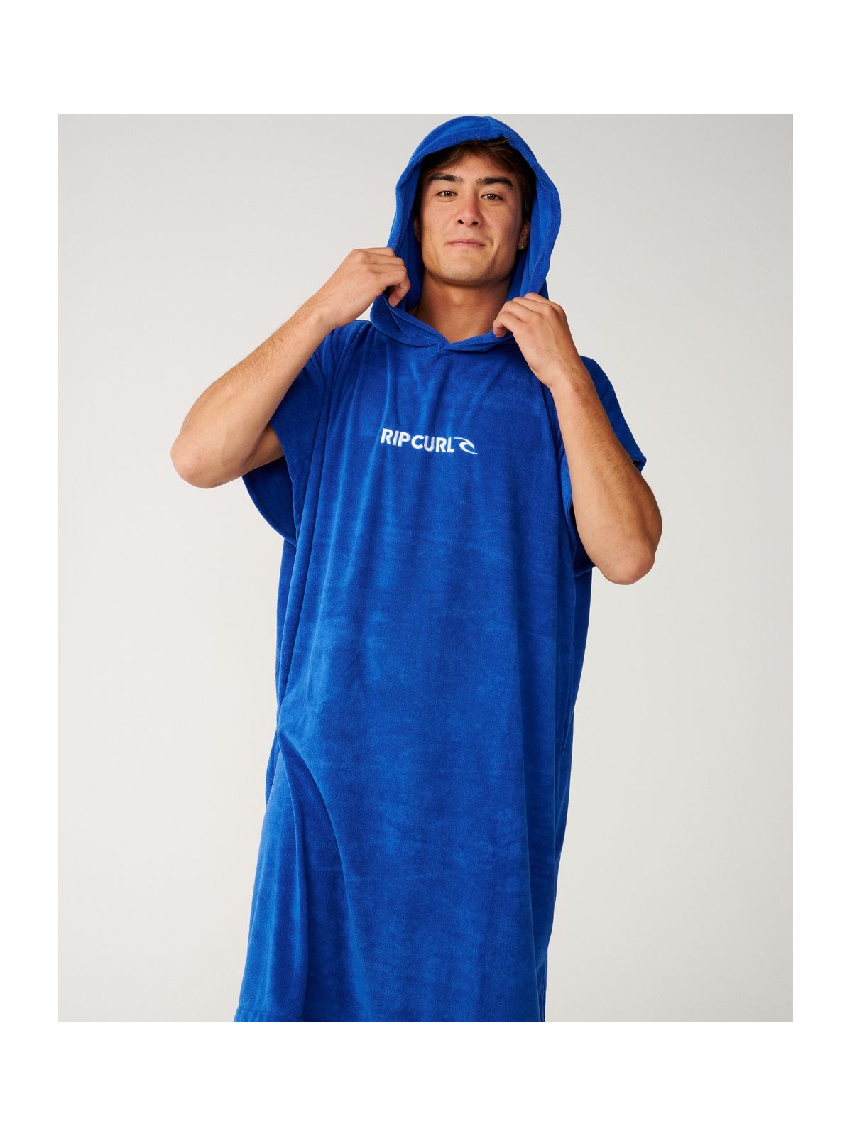 Ponczo męskie RIP CURL Brand Hooded Towel niebieskie