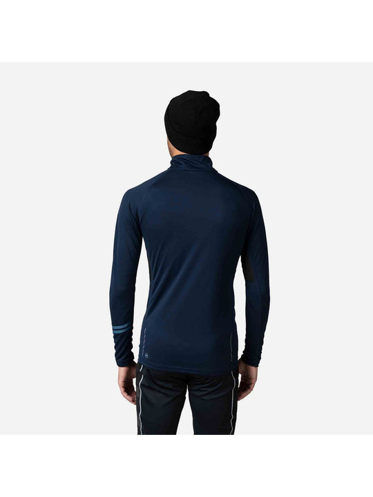 Koszulka męska ROSSIGNOL Poursuite 1/2 Zip granatowy
